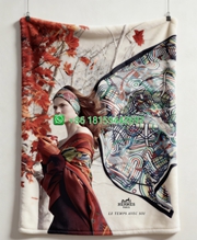 Hermes Throw Blankets